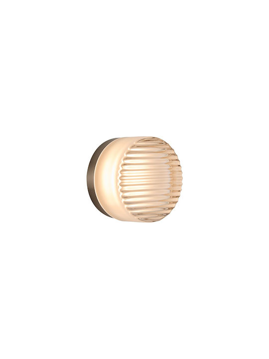 VK Lighting Φωτιστικό Τοίχου με Ενσωματωμένο LED και Θερμό Λευκό Φως Διάφανο VK/04711/WA/D/TR/W 64174-001808